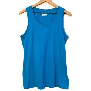 COLUMBIA Omni-Wick Athletic Tank Top Women’s XL Teal.